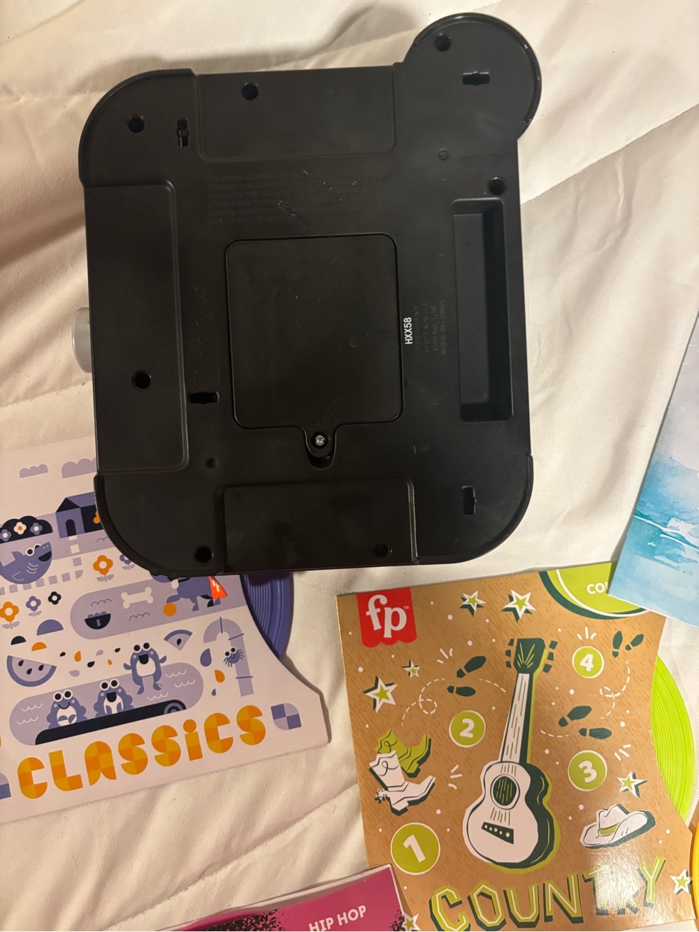Fisher-Price Laugh & Learn Preschool Record Player- 5 Records- Tested - Picture 6 of 6